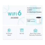 Sistema Mesh TP-Link Deco X55 AX3000 Dual-Band Whole Home Mesh WiFi 6 Gigabit (3-Pack) - Image 6