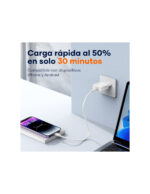 Conjunto de carregador GaN IDUSD D306B C + cabo C/C PD de 20 W - Image 5