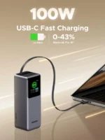 UGREEN Nexode Power Bank 20000mAh 165W com cabo USB-C retrátil - Image 9